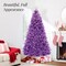 Best Choice Products Pre-Lit Purple Christmas Tree, Artificial Full Holiday Decoration w/ Incandescent Lights